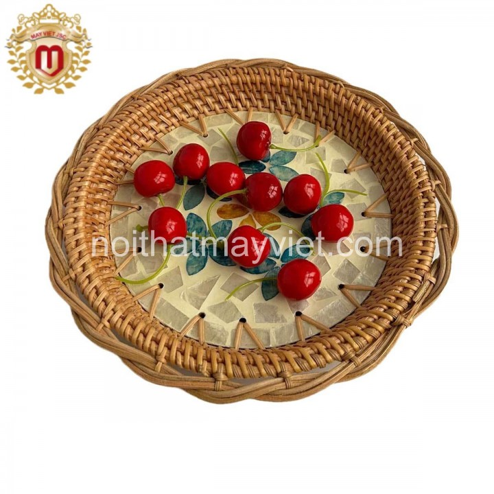 Khay Đựng Đồ Mây Tre KDMT0014